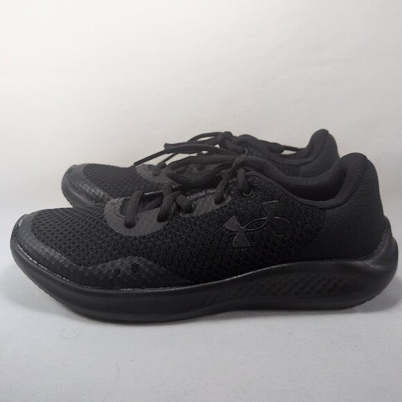 Under Armor Boy's Charged Pursuit 3 4Y Road Running Shoe Black 002 Youth - Picture 11 of 16